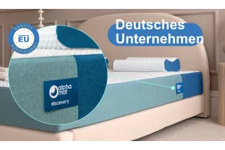 Schaumstoffmatratze Discovery mit Bezug, bequem