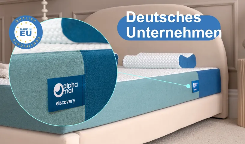 Schaumstoffmatratze Discovery mit Bezug, bequem