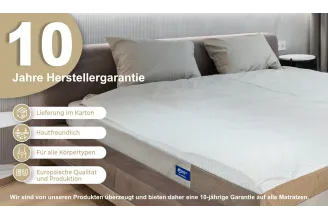 Taschenfederkernmatratze Revelation mit Bezug, bequem Härtegrad mittelfest