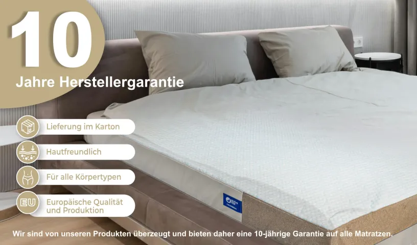 Taschenfederkernmatratze Revelation mit Bezug, bequem Härtegrad mittelfest