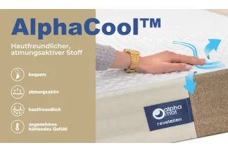 Taschenfederkernmatratze Revelation mit Bezug, bequem, Härtegrad mittelfest