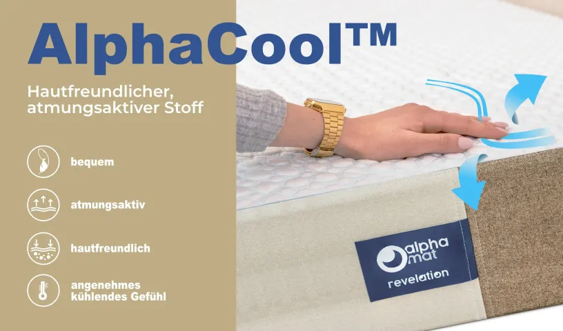 Taschenfederkernmatratze Revelation mit Bezug, bequem, Härtegrad mittelfest