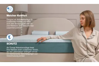 Topper Change, Matratzenauflage weich