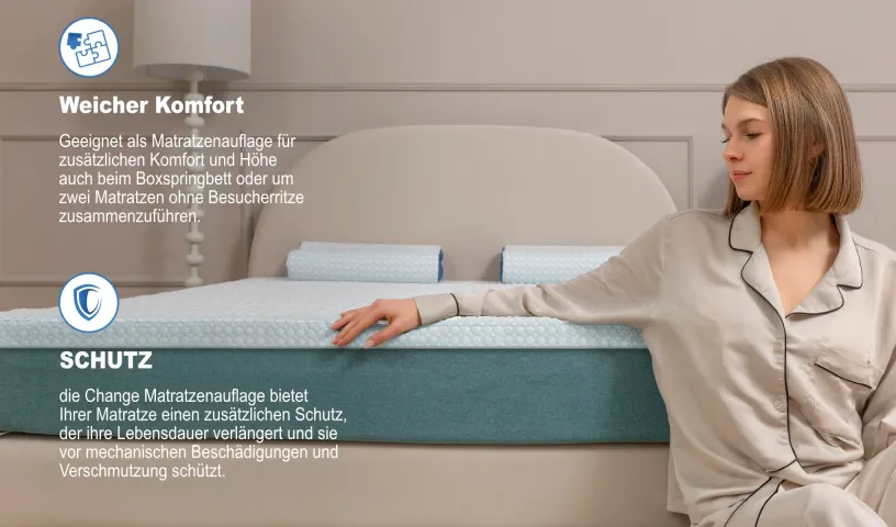 Topper Change, Matratzenauflage weich