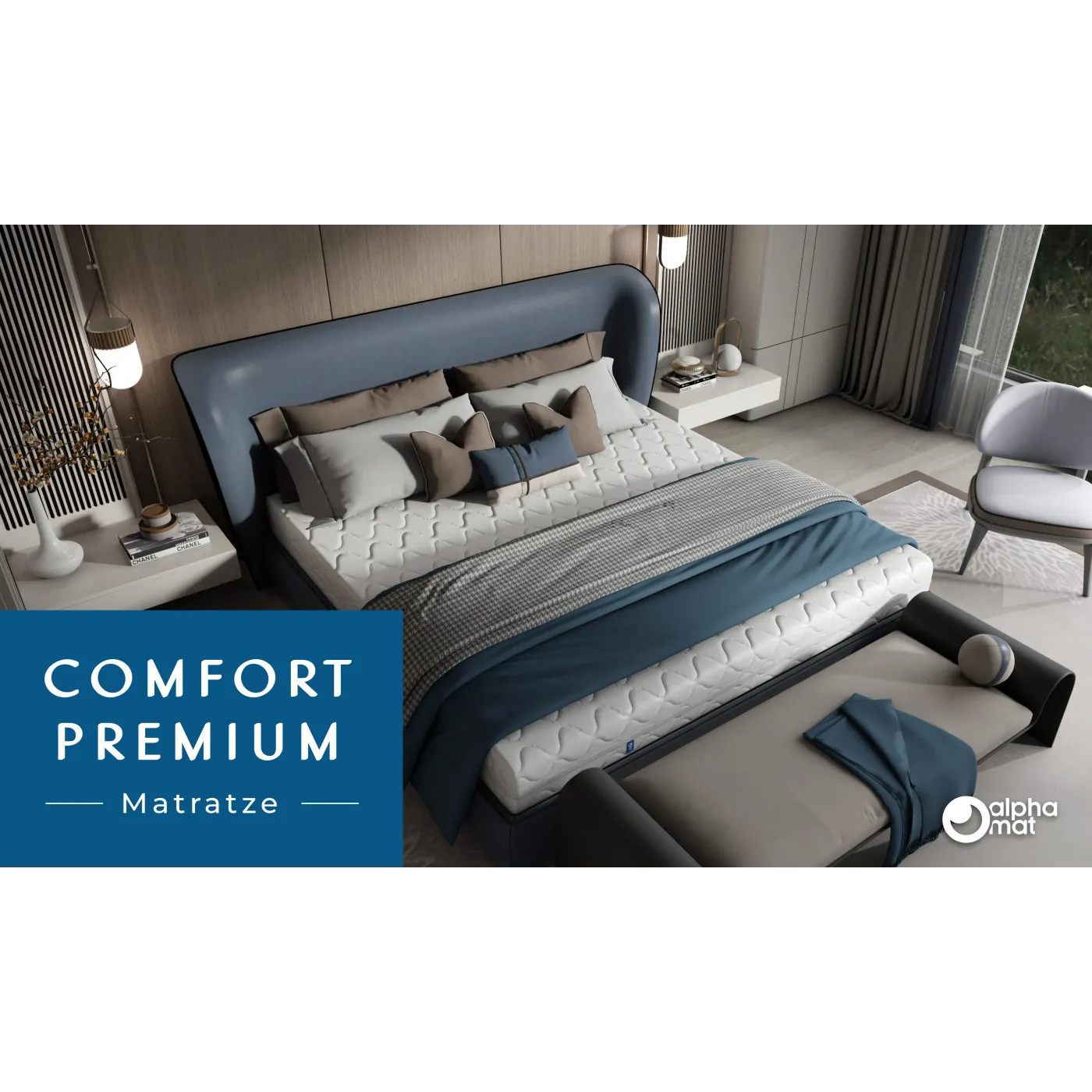 Matratze COMFORT PREMIUM, Taschenfederkernmatratze