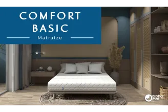 Schaumstoffmatratze COMFORT BASIC mit Bezug