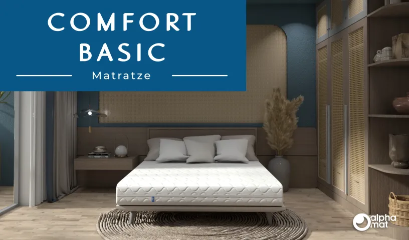 Schaumstoffmatratze COMFORT BASIC mit Bezug